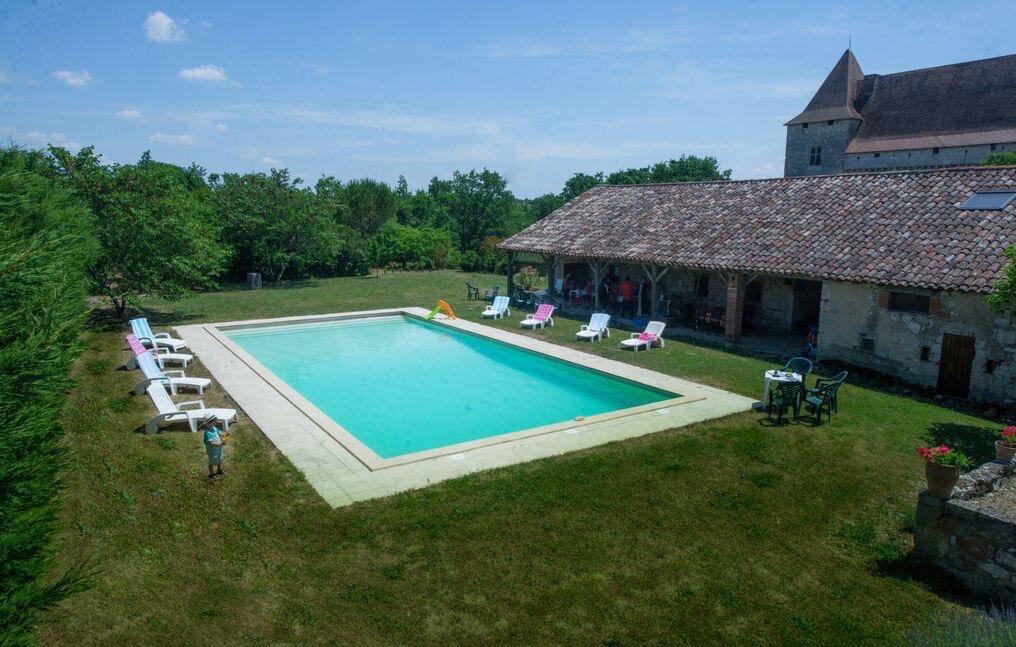 Chateau De Goudourville Villa Exteriör bild